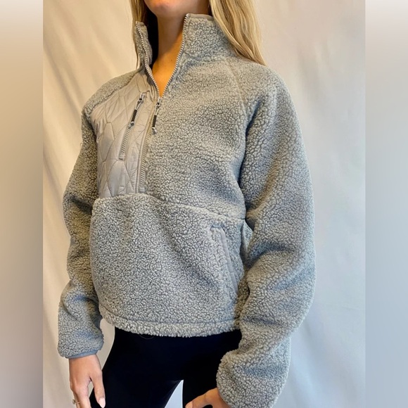 JoyLab Gray Teddy Jacket - Picture 10 of 10